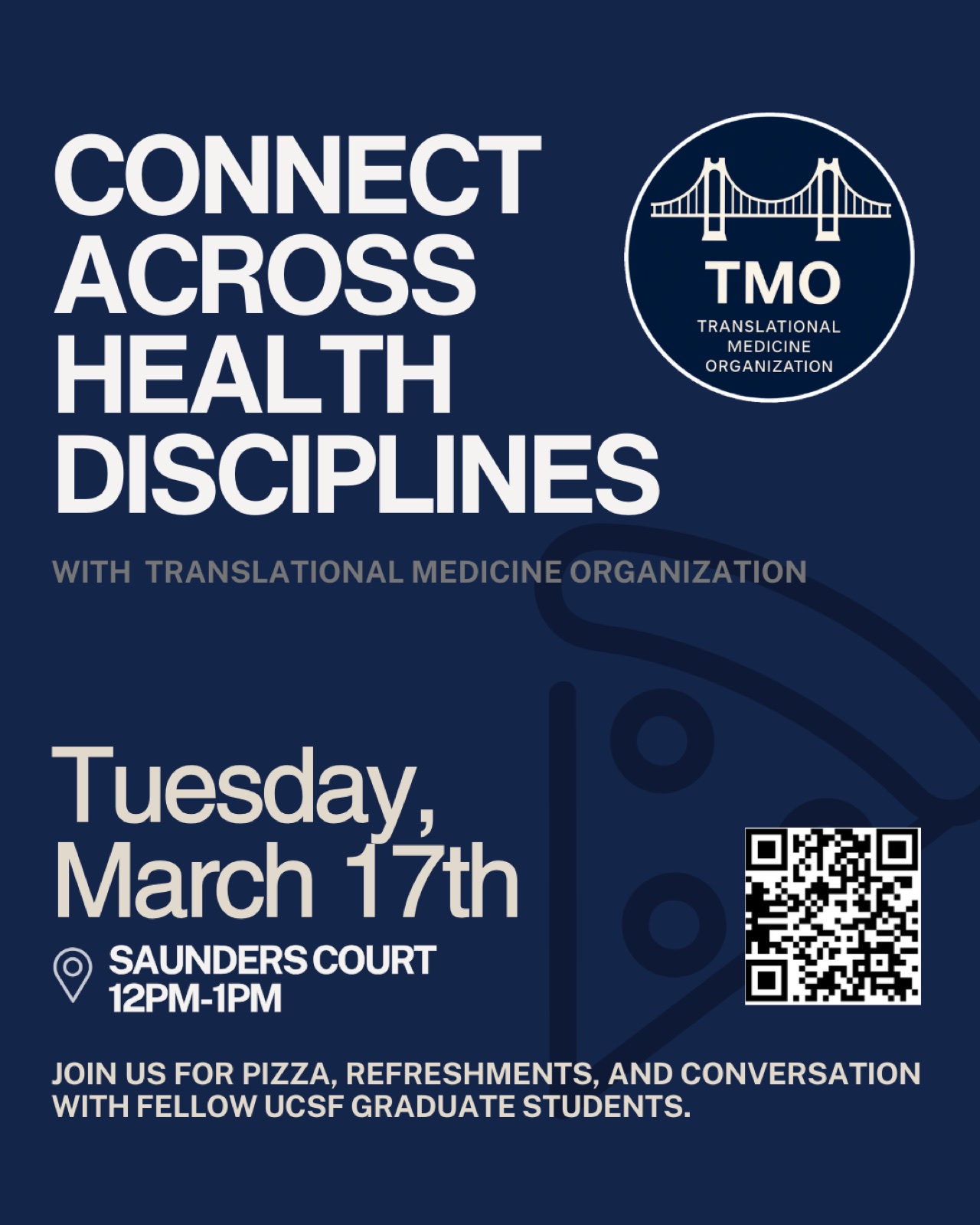 Poster for Connect Across Health Disciplines on March 17, 2026